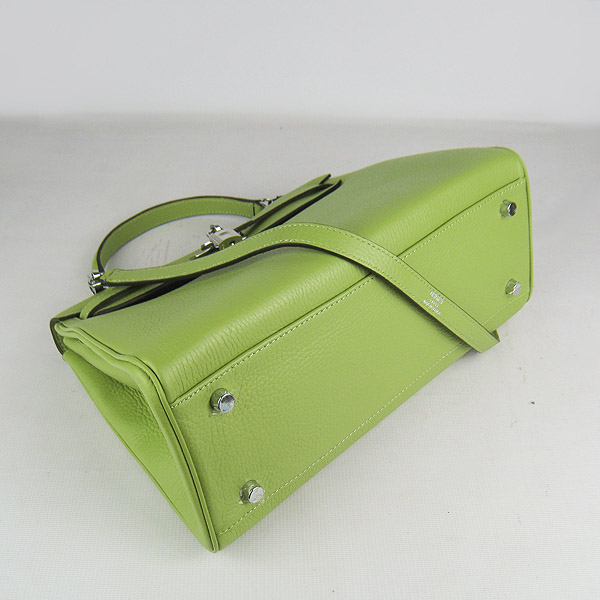 7A Replica Hermes Kelly 32cm Togo Leather Bag Green 6108 - Click Image to Close